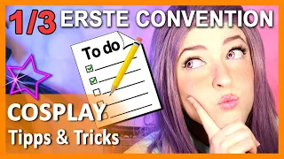 Deine ERSTE COSPLAY CONVENTION 🧡 Teil 1/3 - Die Planung der Messe | Übernachtung | Kosten -Anfänger