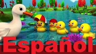 Cinco patitos | Canciones infantiles | LittleBabyBum