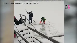 Иордань на Яченском водохранилище