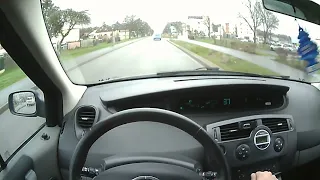 POV Drive Work to Gas Station with Renault Scénic II Conquest 1.9 dCI 130cv