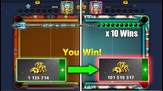 8 Ball Pool - 1 Million to 100 Million Coins Easy and Fast Method