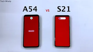 SAMSUNG A54 vs S21 - Speed Test