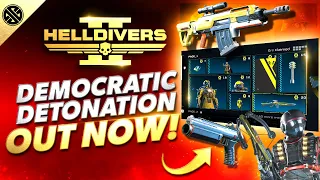 Helldivers 2 New Democratic Detonation Warbond Is Here! Checking Out EVERY New Item