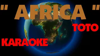 TOTO - AFRICA. Karaoke.