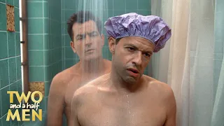 Charlie Showers with Alan | Two and a Half Men