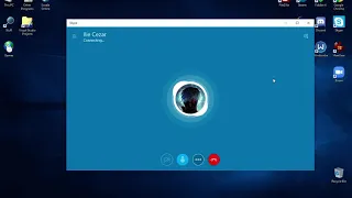 Skype UWP (Old version) calling screen