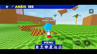 Sonikinho Joga Alpha Poly SONIC no ROBLOX