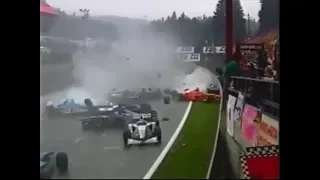 Biggest F1 Crashes from each year 1990 - 1999