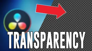 How to export transparent background in davinci resolve - rendering with alpha!