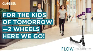 Globber FLOW FOLDABLE 125 2-wheel scooter for kids & teens 2019 film
