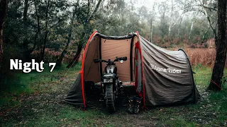 SOLO Moto Camping | RELAX to Nature ASMR | Silent Vlog