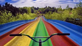 BMX RIDING AT INSANE ABANDONED WATERPARK EUROPE