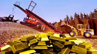 I Found The Motherload Of Gold Ore - 700 Gram Gold Nugget!? - Gold Rush The Game