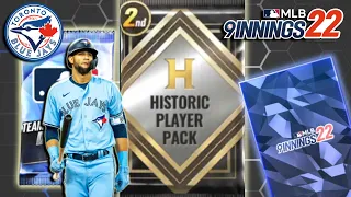 MLB 9 Innings 22 - HISTORIC PLAYER PACK!!! Team Diamonds! Successful Upgrading!