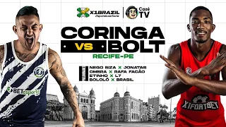 X1 BRAZIL NA CAZÉTV | CORINGA vs BOLT, BOLOLÔ vs BRASIL, ETINHO vs L7!