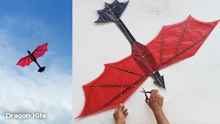 AMAZING...!!! CARA MEMBUAT LAYANG LAYANGAN NAGA PART 40 DARI LIDI KELAPA/How To Make Dragon Kite