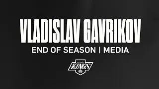 Defenseman Vladislav Gavrikov | 2023-24 LA Kings End of Season Exit Interviews