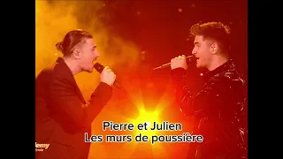Pierre et Julien - Les murs de poussière ( Star academy 2023 )