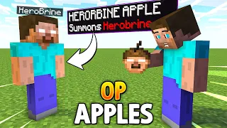 Minecraft But I Can Craft CUSTOM APPLES!