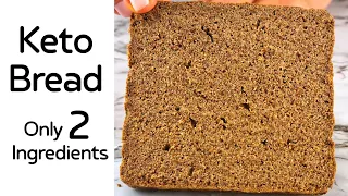 2 Ingredient Flaxseed Bread