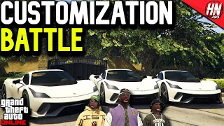 Grotti Furia Customization Battle ft. @twingoplaysgames @gtanpc​