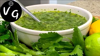 Lemon Lime Cilantro Chimichurri Sauce