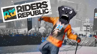 САМАЯ ТРАВМООПАСНАЯ КООПЕРАТИВНАЯ ИГРА! RIDERS REPUBLIC BETA