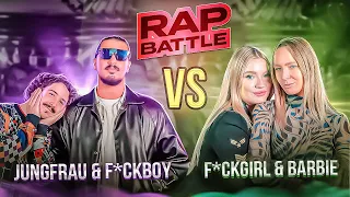 JUNGFRAU & F*CKBOY vs. F*CKGIRL & BARBIE (RAPBATTLE) Big Difference