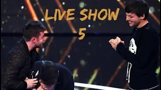 LOUIS TOMLINSON AT THE X FACTOR | LIVE SHOW 5 & RESULTS