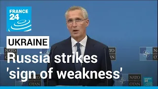 Russia's Ukraine strikes 'sign of weakness,' says NATO chief • FRANCE 24 English