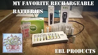 My Favorite Rechargeable Batteries:  EBL Products
