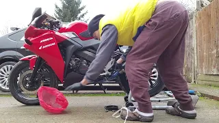 Honda CBR125R Sound Test Leovince exhaust DB Killer Catalyst Noise  Eliminator Exhaust Flow  Muffler