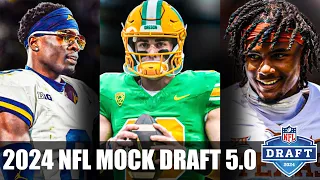 2024 NFL Mock Draft 5.0 - Full Three Round Mock Draft WITH Trades | Post Free Agency