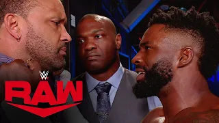 Shelton Benjamin & Cedric Alexander confront MVP: Raw, Apr. 5, 2021