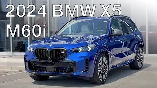 2024 BMW X5 M60 in Marina Bay Blue - Full Walkaround! LCI X5!