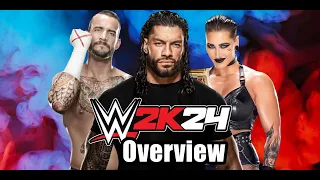 WWE 2k24 Overview All Roster, Titles, Referees, Unlockables, Match Types, Store & More Showcase