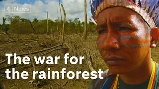 Amazon tribe battle rainforest decimation - with old and new tools