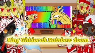 Kaijus react to King Ghidorah Rainbow of Doom