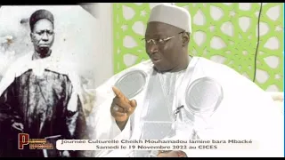 JOURNEE CULTURELLE CHEIKH MOUHAMADOU LAMINE BARA MBACKE SAMEDI 19 NOVEMBRE 2022