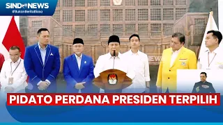 Perdana! Pidato Prabowo usai Resmi Ditetapkan jadi Presiden Indonesia 2024-2029 - Sindo Today 25/04