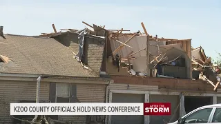 Officials from around Kalamazoo County hold news conference to talk about response to tornadoes
