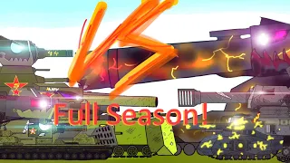 The full Season 1 of KV-6 and Ratte and the battle of Steel Monsters! I Cartoons about Tanks!