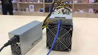 Antminer S9 - подключение, настройка и первые 500 рублей прибыли!