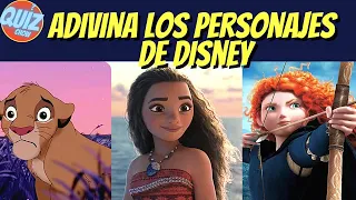 📽️ ¿Cuánto sabes de disney? Adivina los personajes de Disney | 10 Preguntas Disney Quiz