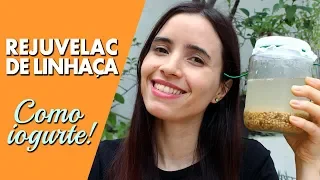 NOVIDADE: REJUVELAC DE linhaça | Funciona como iogurte e Yakult