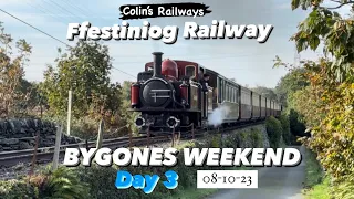 Ffestiniog Railway BYGONES WEEKEND event 2023 , Day 3 , Sunday 8th October 2023 #narrowgauge #wales