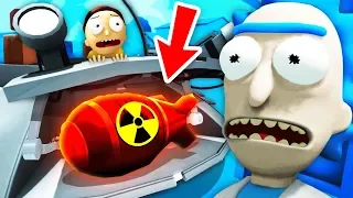 NEW Finding RICK'S SECRET NUKE And DETONATING IT (Rick and Morty: Virtual Rick-Ality Gameplay)