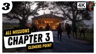 Red Dead Redemption 2 (PS5) CHAPTER 3 CLEMENS POINT All Missions | 4K 60FPS