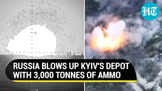 On Cam: Putin's Men Destroy Ukrainian Depot With 3,000 Tonnes Of Ammo In Kherson | Watch