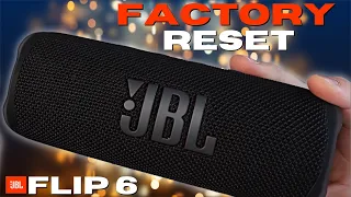 How to Factory Reset JBL Flip 6 Bluetooth Speaker ✨